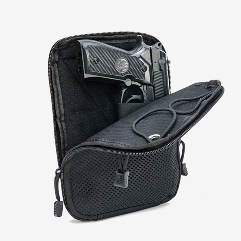Edc Carry Gun - Molle sarung Pistol tersembunyi taktis, kantong