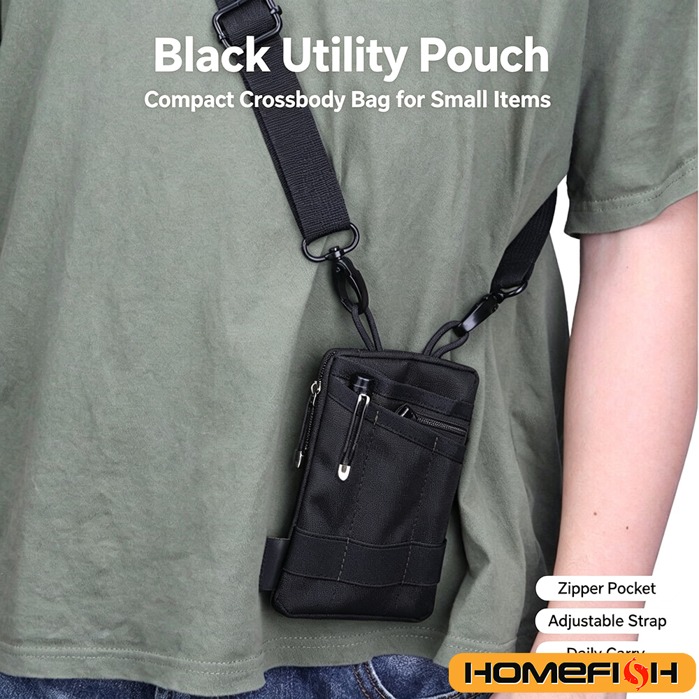 Edc Carry Pocket Pouch - Kantong Organizer EDC dengan Area Patch