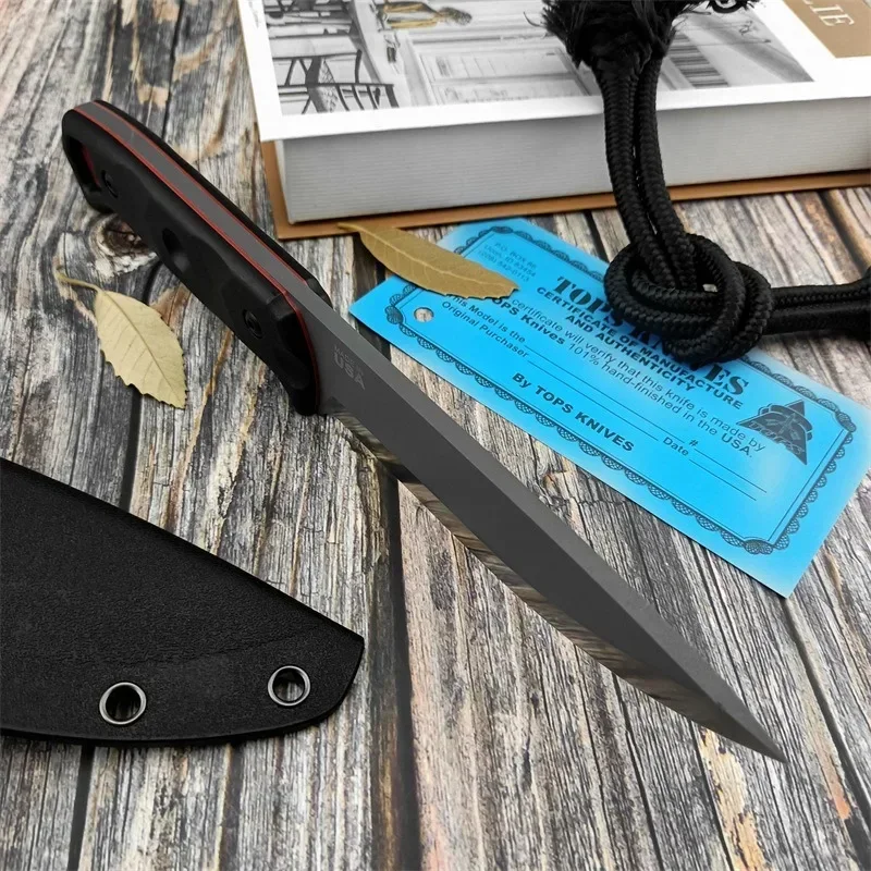 Pisau Survival Outdoor Baja D2 - Edc Carry Fixed Blade Knife ulasan dan harga