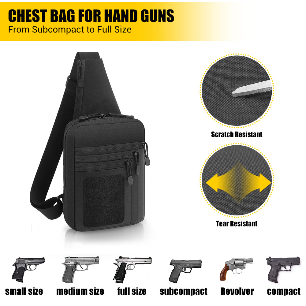 Tas Pistol Taktis Tas Penyimpa - Edc Carry Gun ulasan dan harga