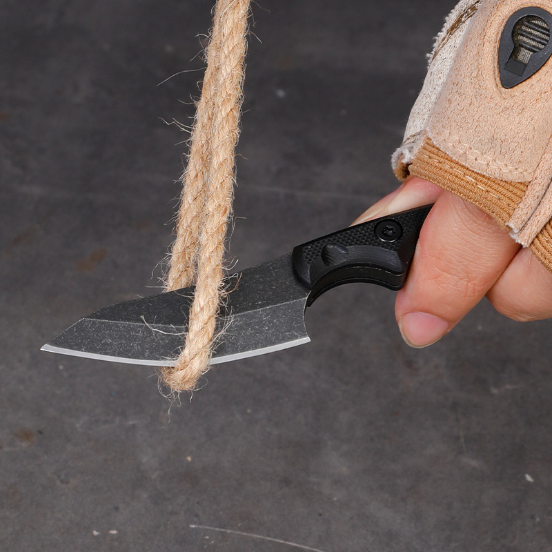 5CR15 Pisau Tetap Kecil Baja T - Edc Carry Fixed Blade Knife ulasan dan harga