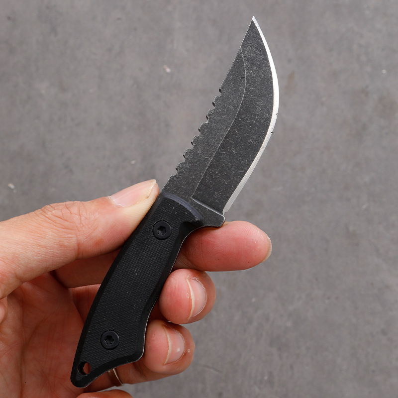 5CR15 Pisau Tetap Kecil Baja T - Edc Carry Fixed Blade Knife ulasan dan harga