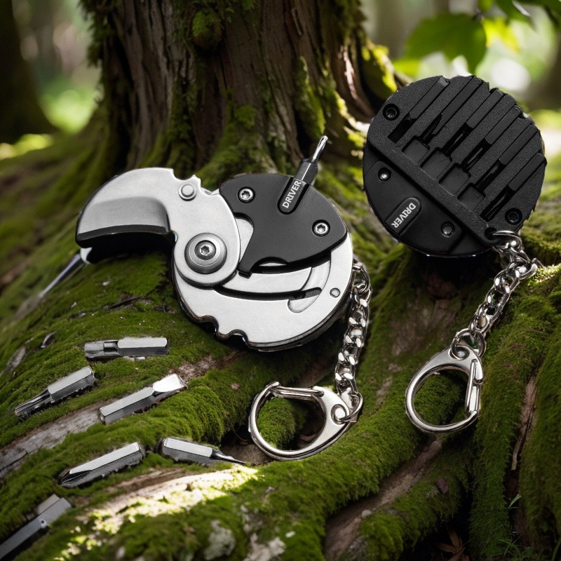 Pisau Lipat Outdoor Coin Pocke - Edc Carry Coins ulasan dan harga